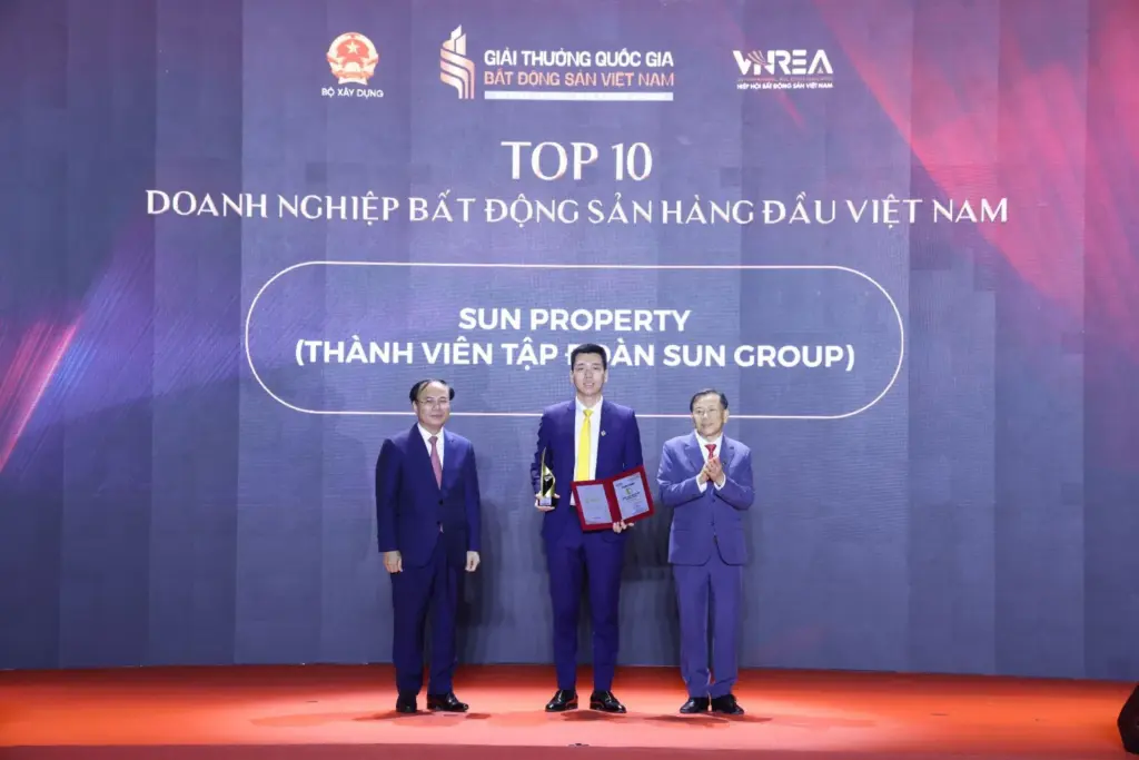 Sun Property khẳng định vị thế tại Giải thưởng Quốc gia Bất động sản Việt Nam lần thứ II